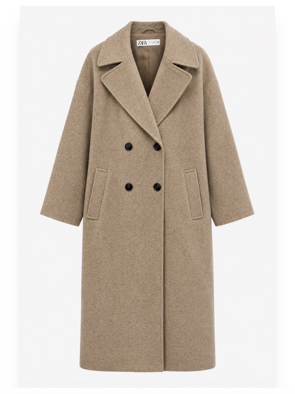 Zara Double-Breasted Coat